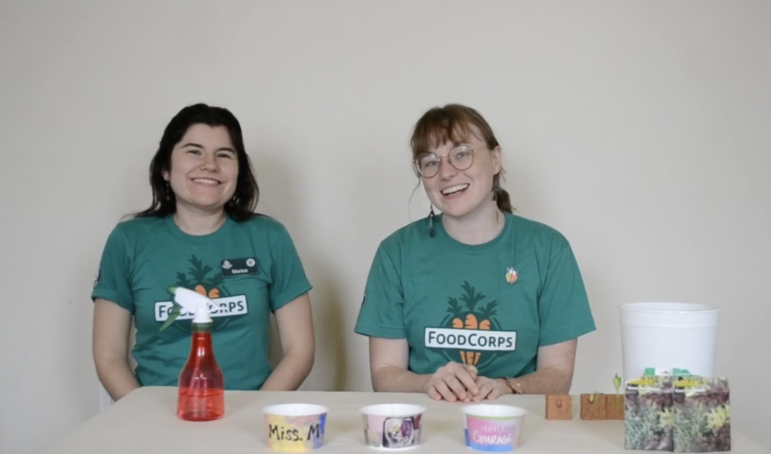At-home lessons with FoodCorps service members!