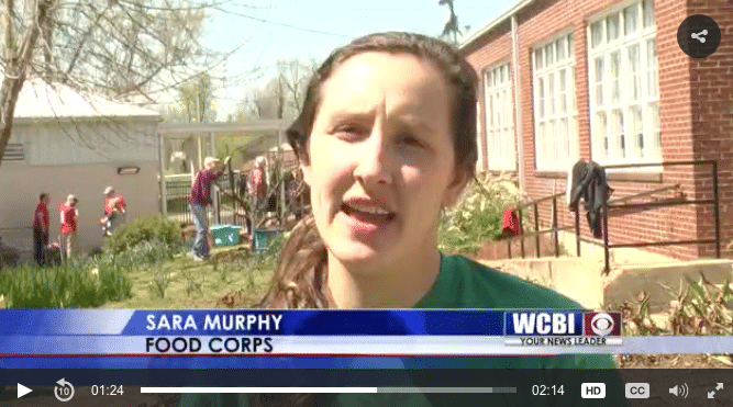 WATCH: Toyota Motor Manufacturing Volunteers Help Out at FoodCorps School