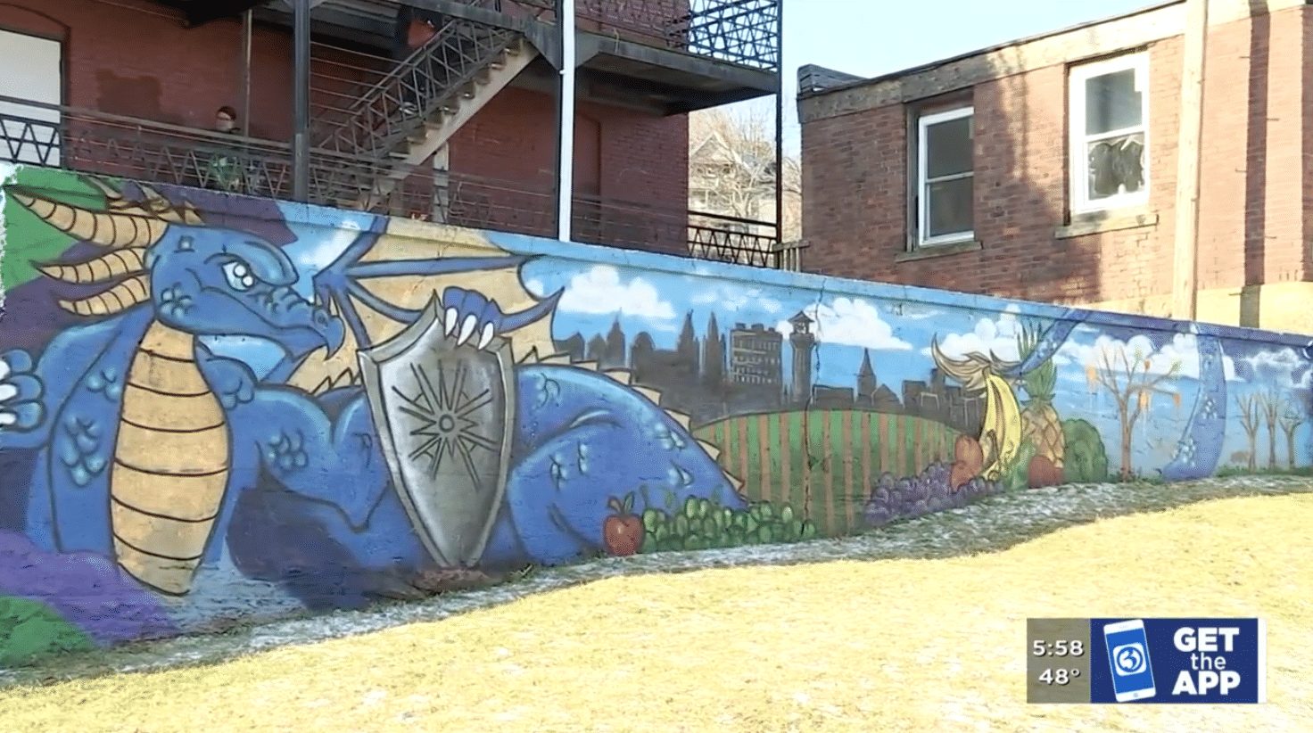 Mural Painted Inside Waterbury Schools Reminds Students About Healthy Eating Habits