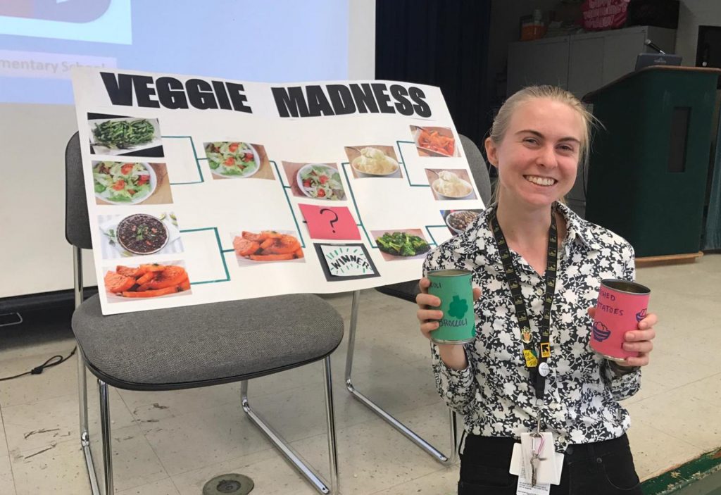 FoodCorps Service Member Brings “Veggie Madness” to Indian Creek Elementary